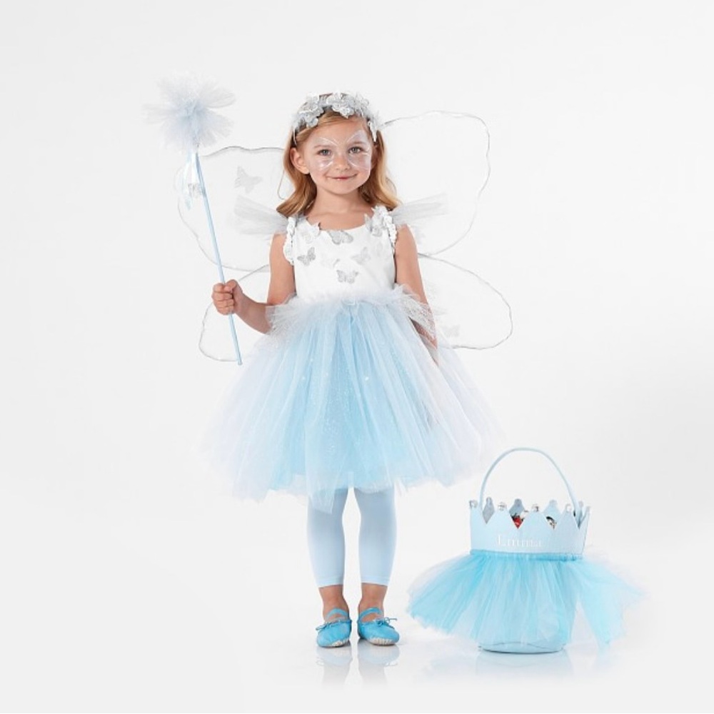 Pottery barn Toddler Light Up Blue Butterfly Magical
Fairy Halloween Costume 3T